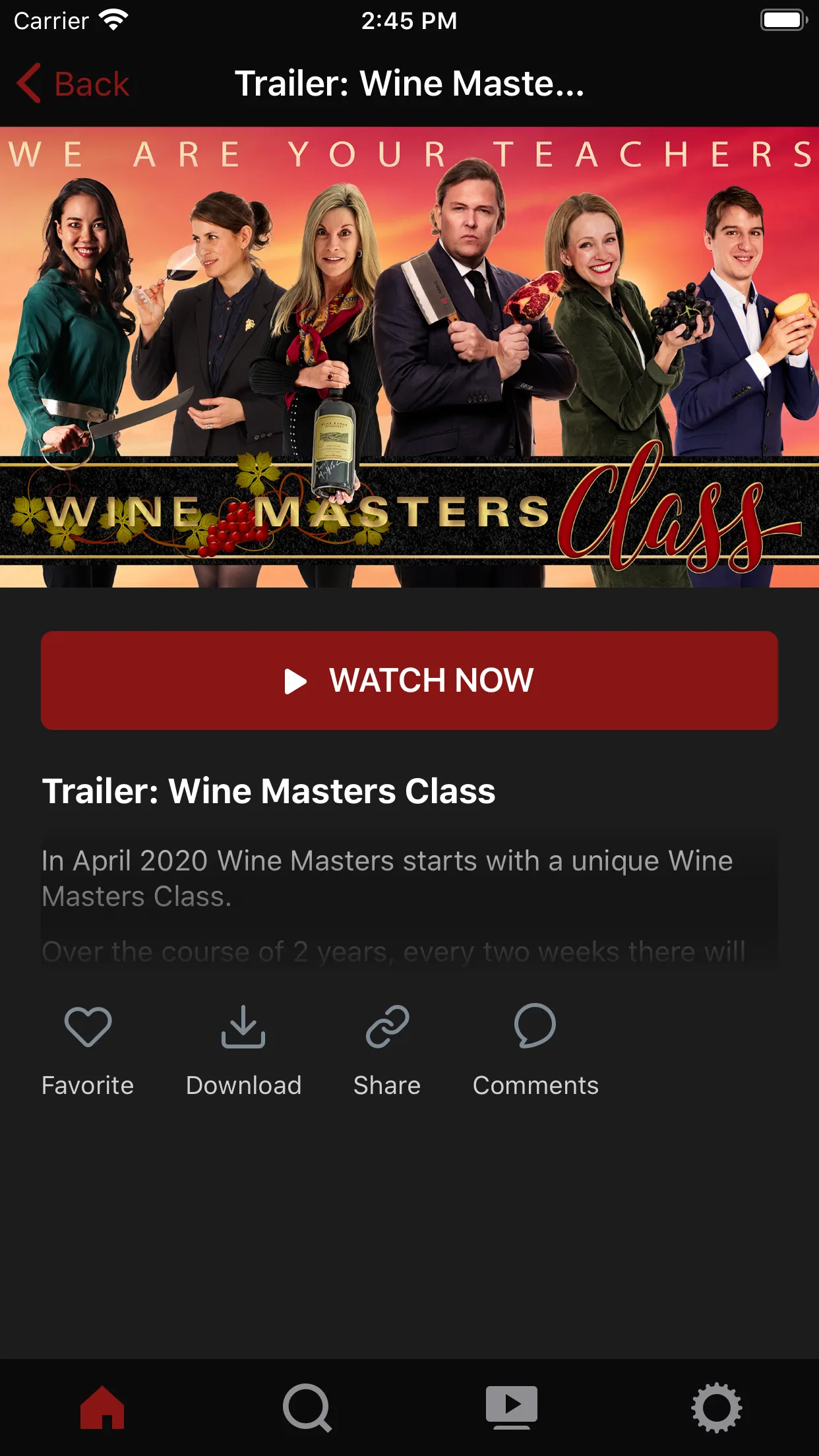 WineMasters.tv | Indus Appstore | Screenshot