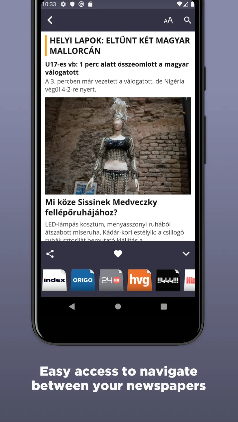 Hungarian Newspapers | Indus Appstore | Screenshot