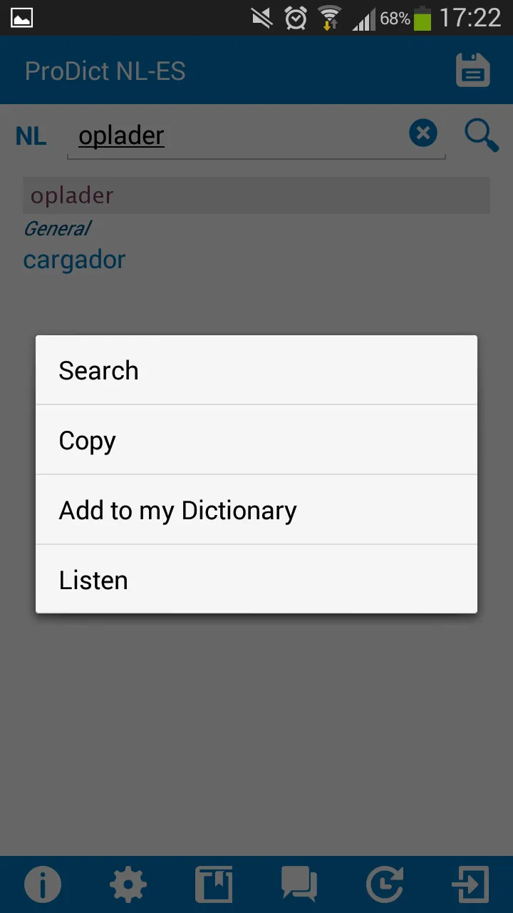 Dutch - Spanish dictionary | Indus Appstore | Screenshot