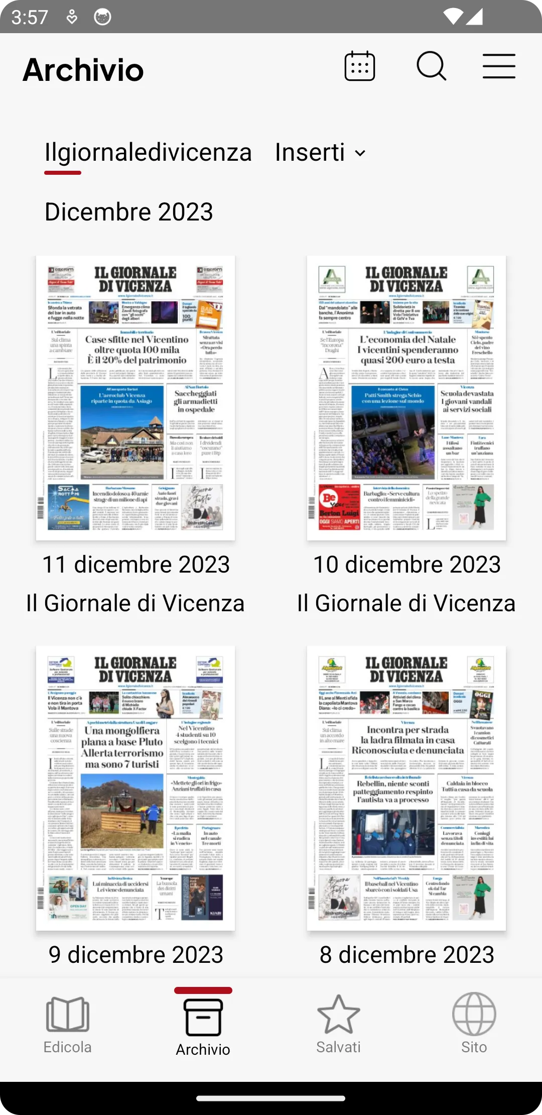 Il Giornale di Vicenza Digital | Indus Appstore | Screenshot