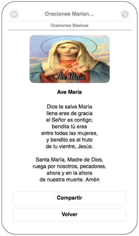 Oraciones Marianas | Indus Appstore | Screenshot