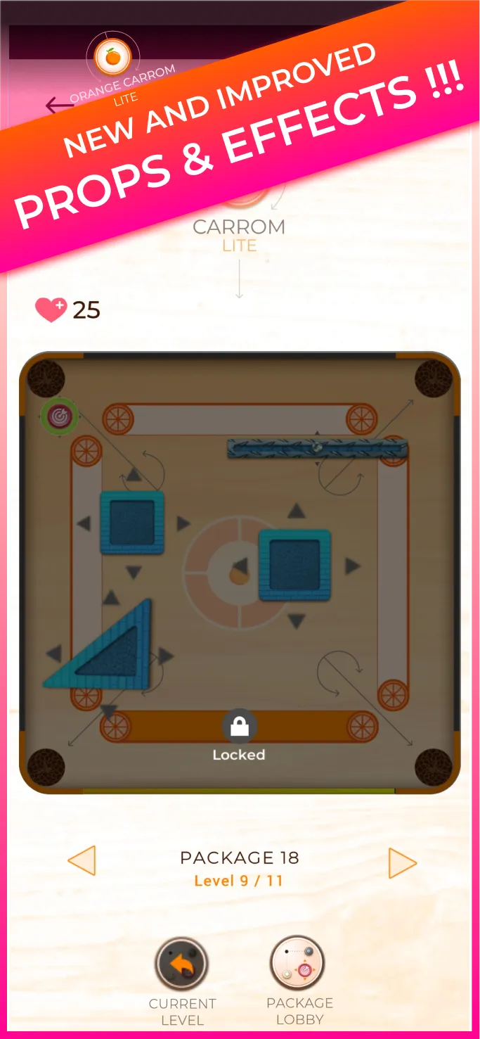 Trickshot: Orange Carrom Lite | Indus Appstore | Screenshot