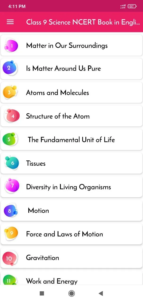 Class 9 Science Ncert Book | Indus Appstore | Screenshot