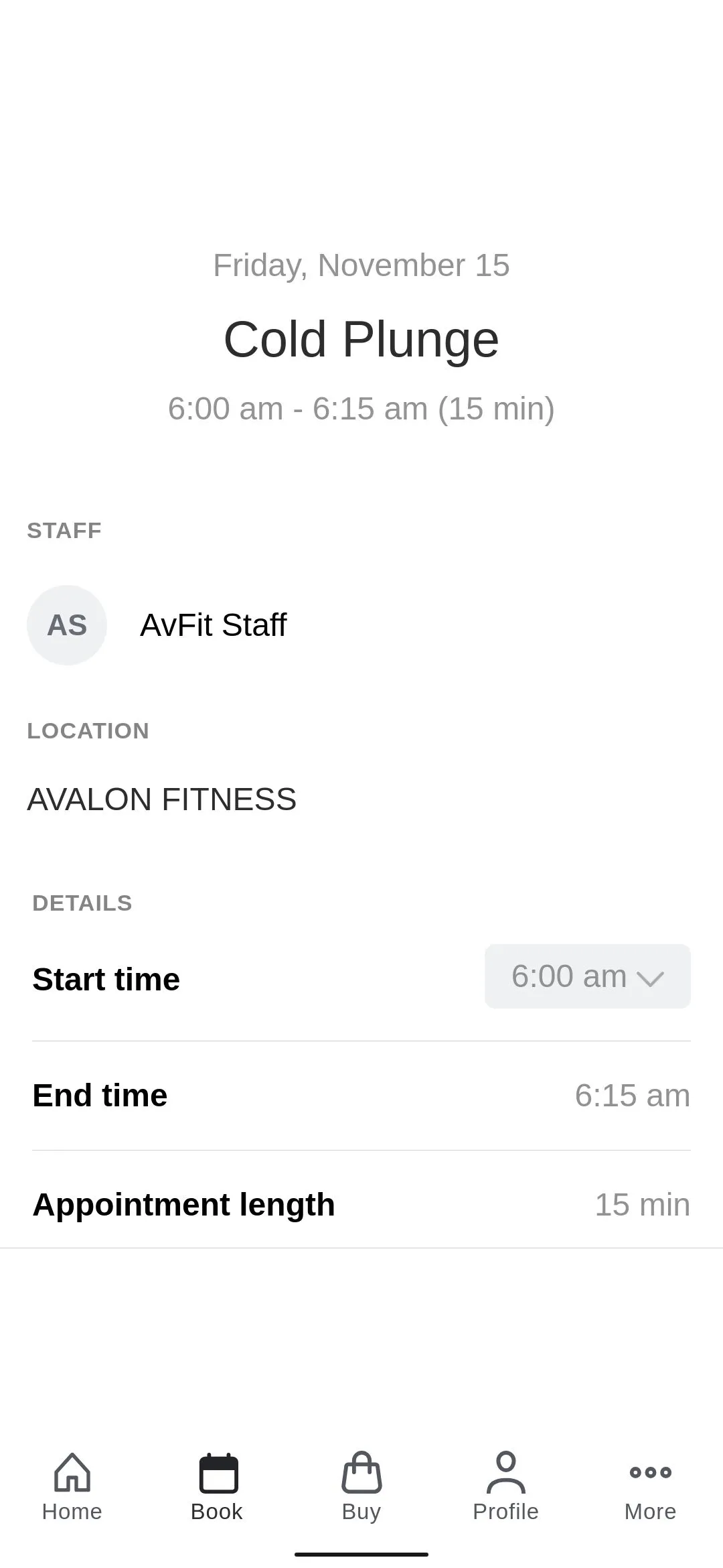 AVALON FITNESS | Indus Appstore | Screenshot