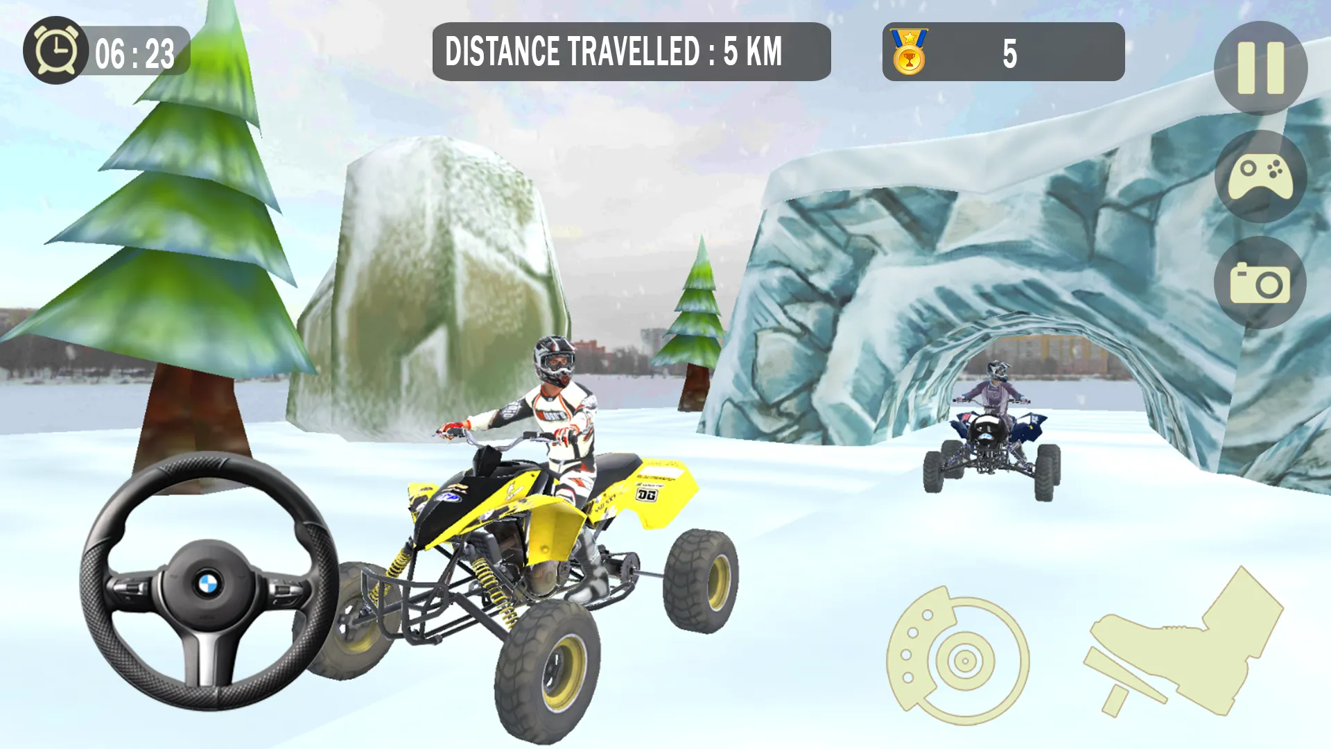 Impossible Snow ATV Bike Stunt | Indus Appstore | Screenshot