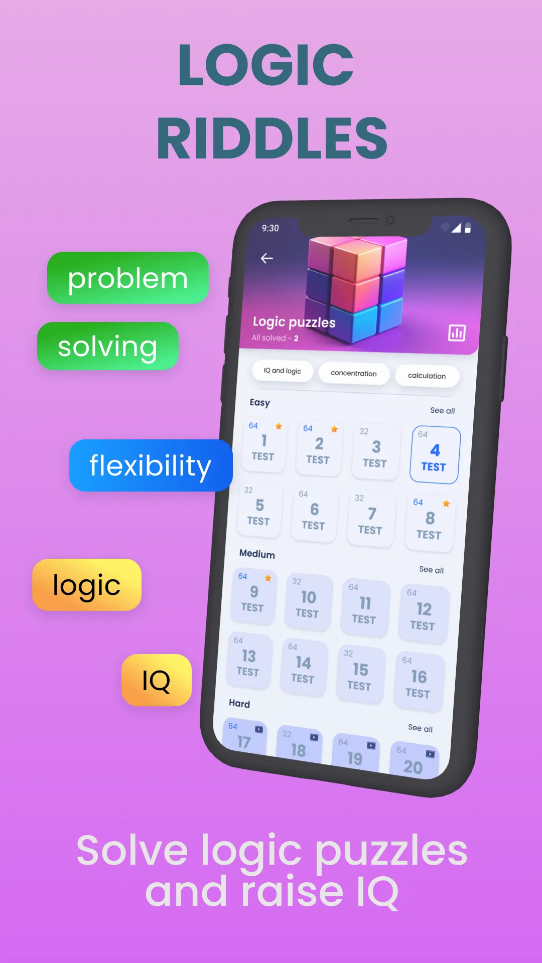 Logic Puzzle & Memory Match | Indus Appstore | Screenshot