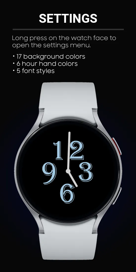 JHW Analog 7: Watch face | Indus Appstore | Screenshot