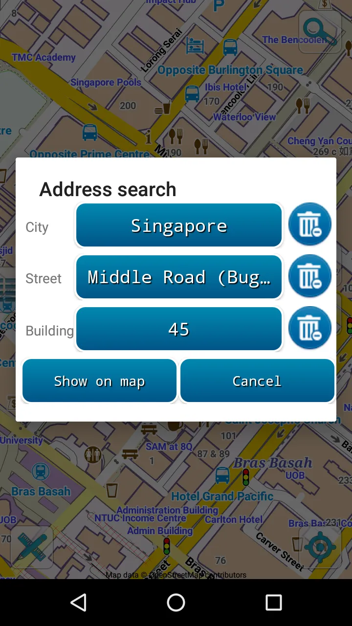 Map of Singapore offline | Indus Appstore | Screenshot