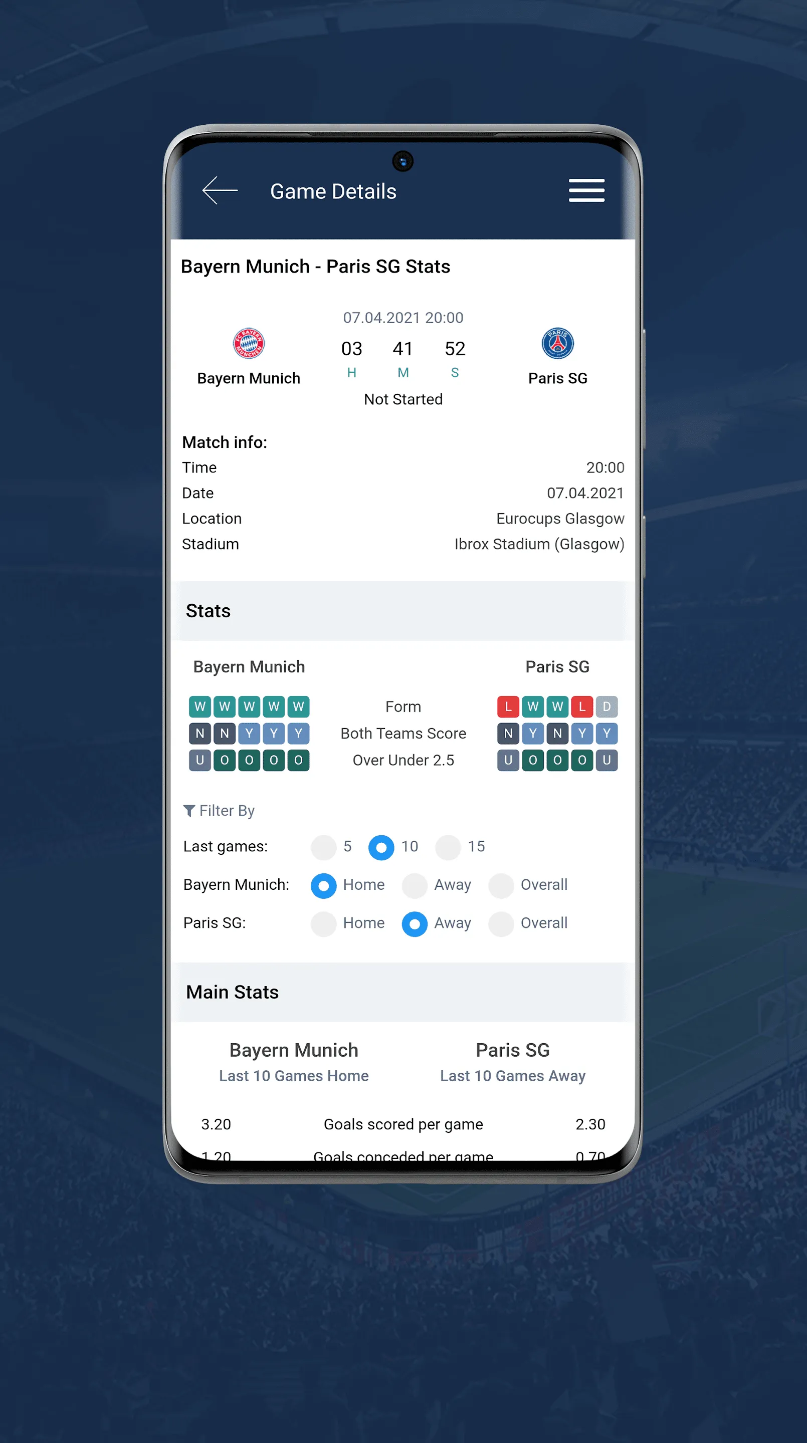 Football Stats - Mutating | Indus Appstore | Screenshot