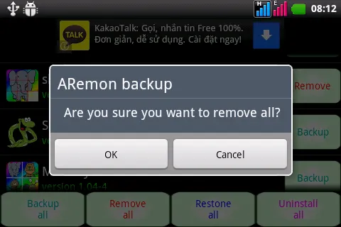 Aremon backup | Indus Appstore | Screenshot