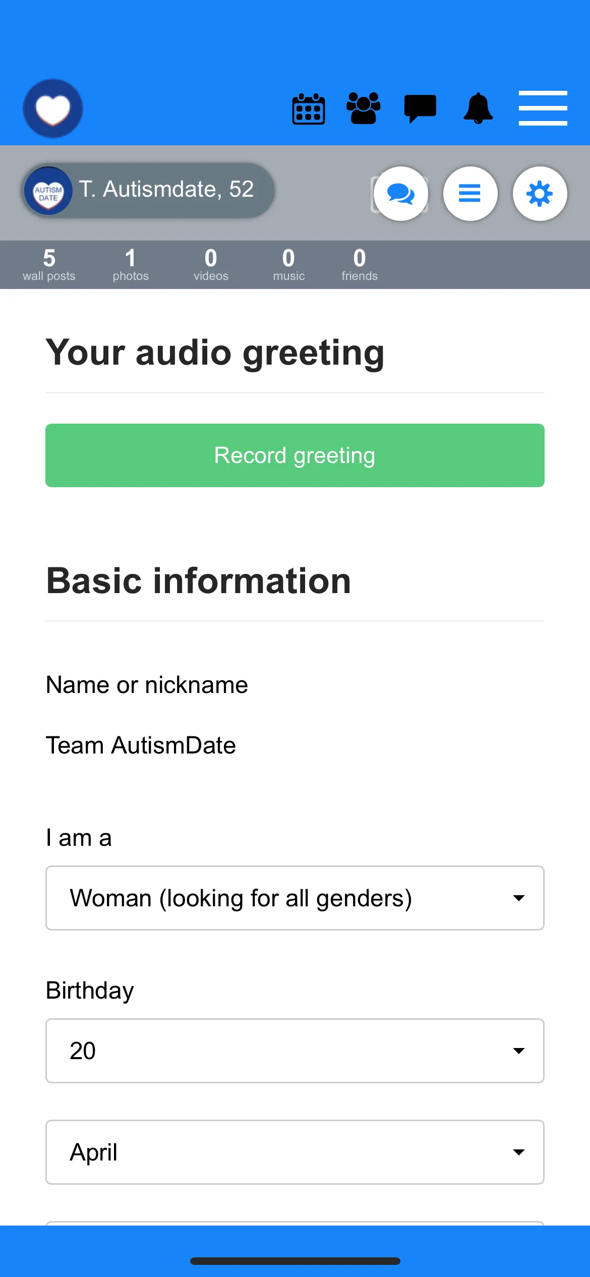 Autism Date - Dating App | Indus Appstore | Screenshot