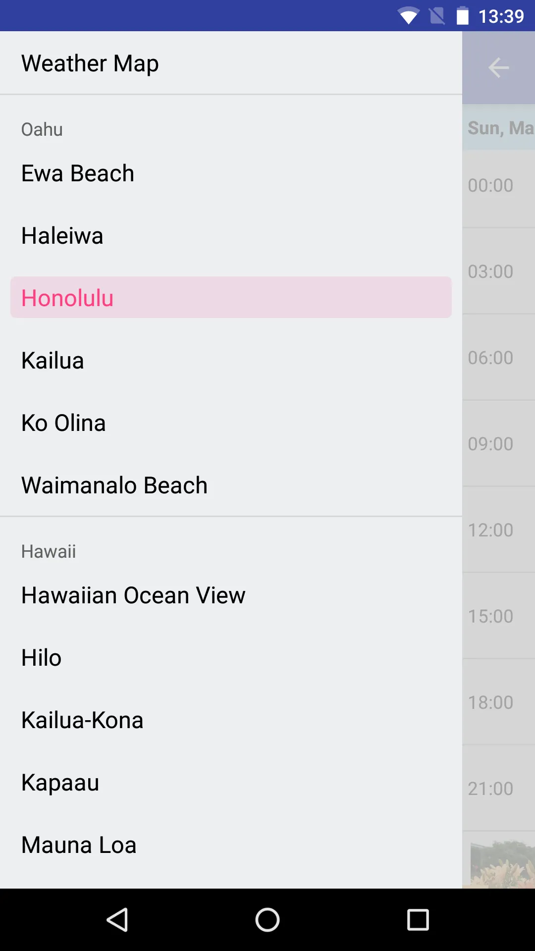 Aloha Weather | Indus Appstore | Screenshot