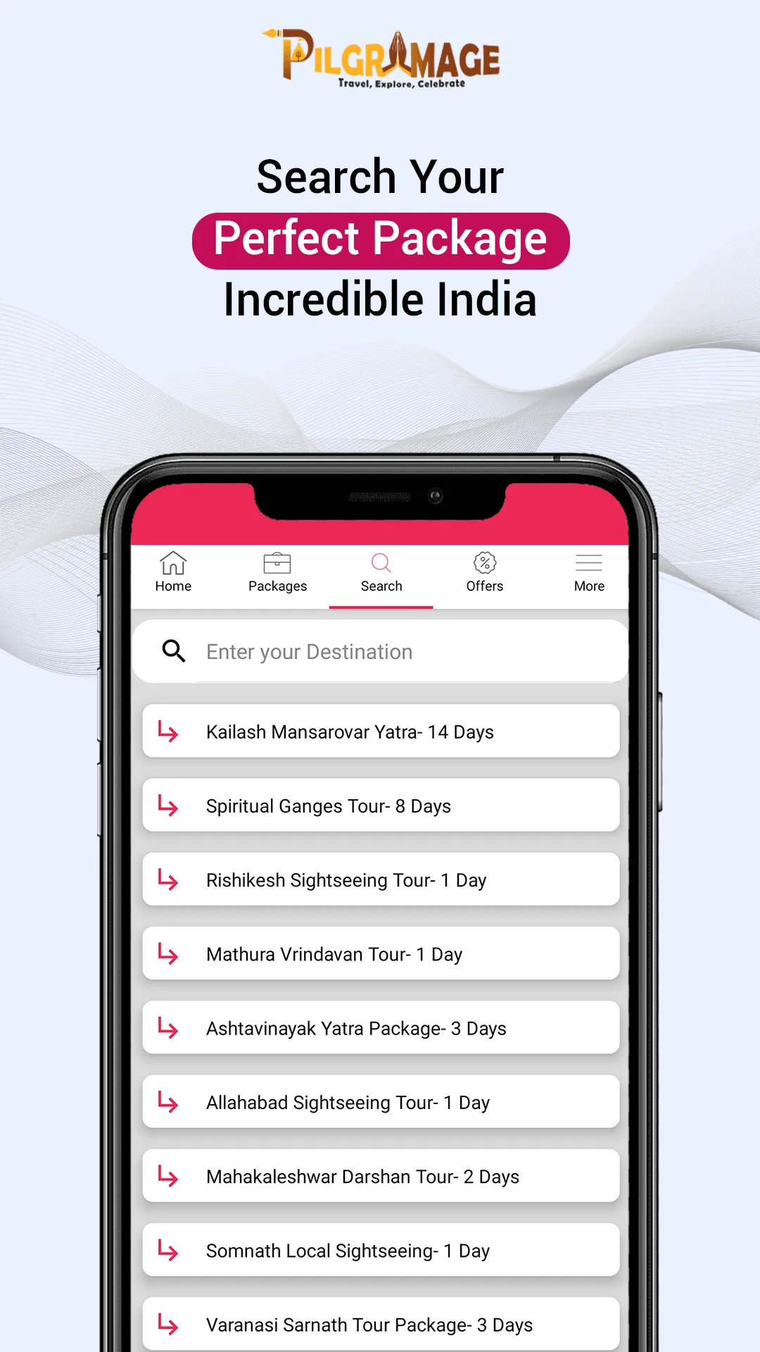 Pilgrimage Travel Booking App | Indus Appstore | Screenshot