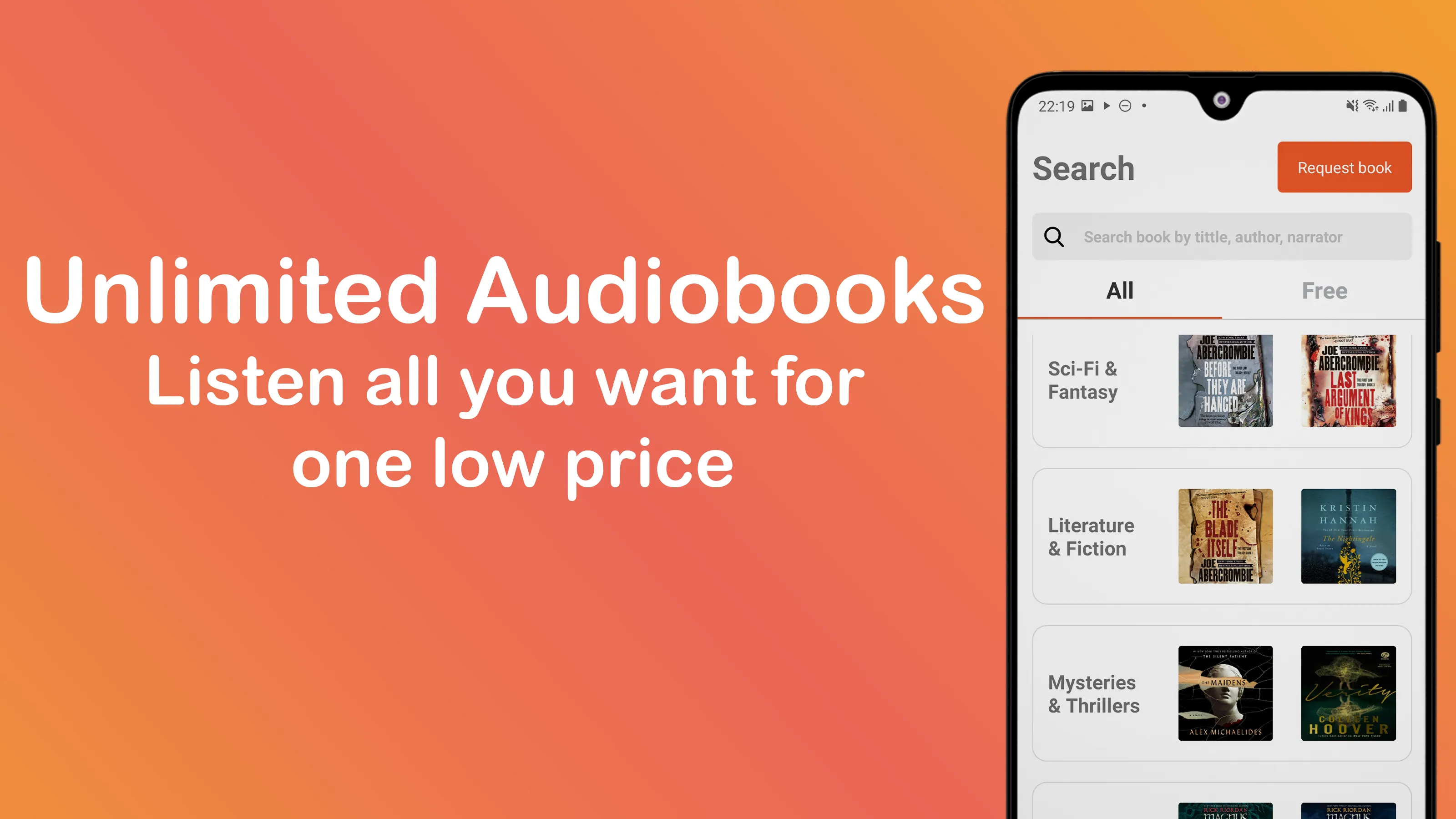 AudioBooks HD - Audio Books | Indus Appstore | Screenshot