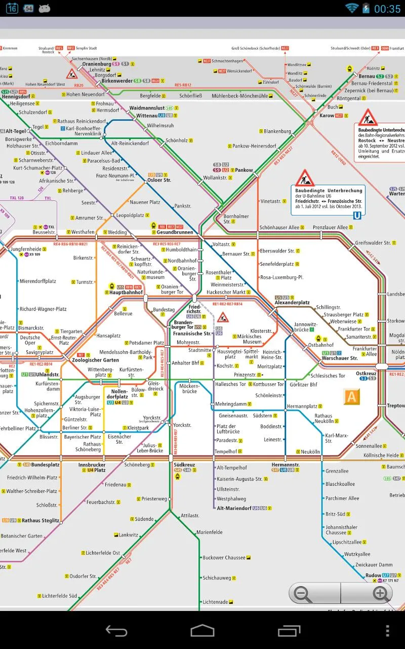 Berlin Metro (U-Bahn) Map 2024 | Indus Appstore | Screenshot