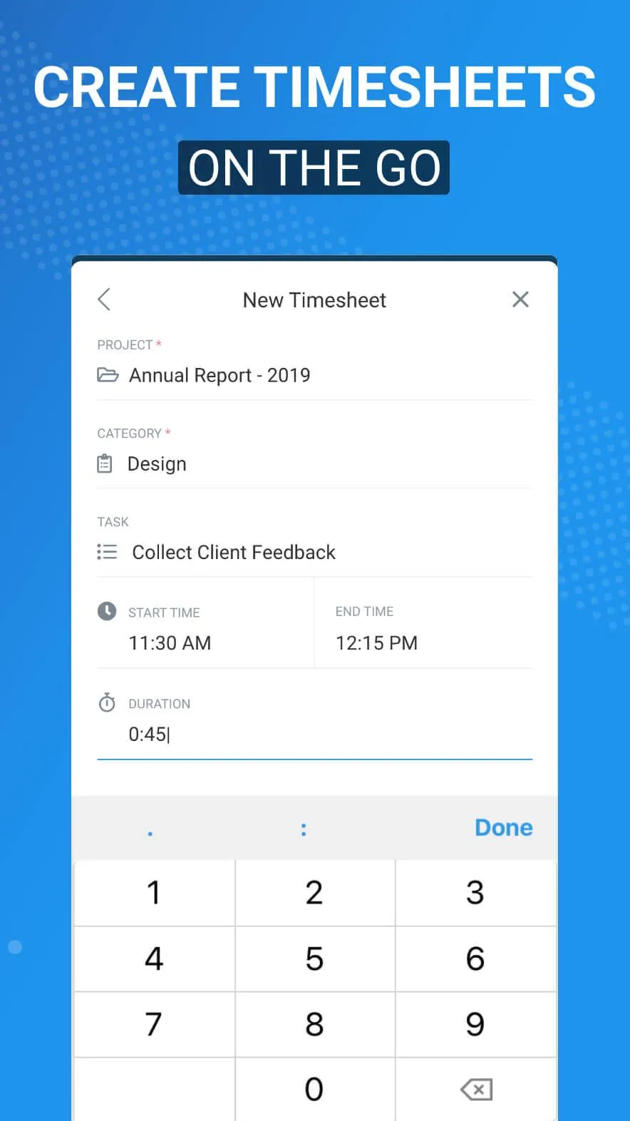 Avaza Timesheets | Indus Appstore | Screenshot