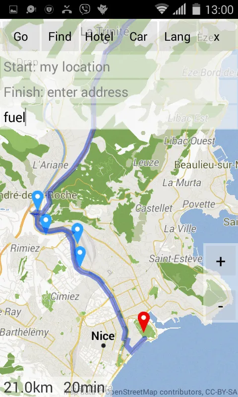 French Riviera Offline Map | Indus Appstore | Screenshot