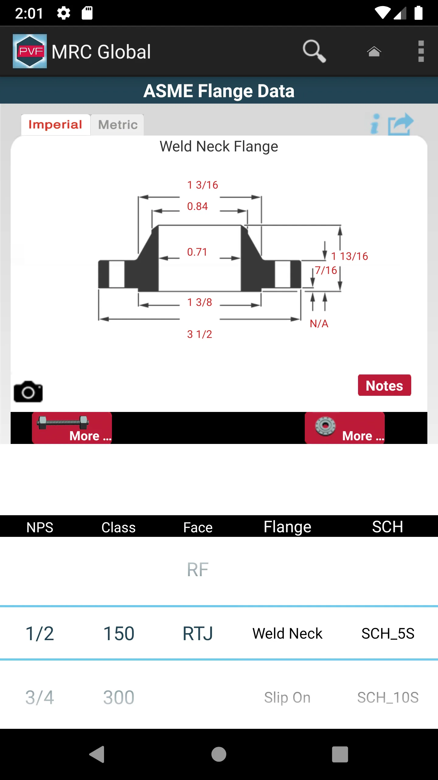 MRC Global PVF Mobile Handbook | Indus Appstore | Screenshot