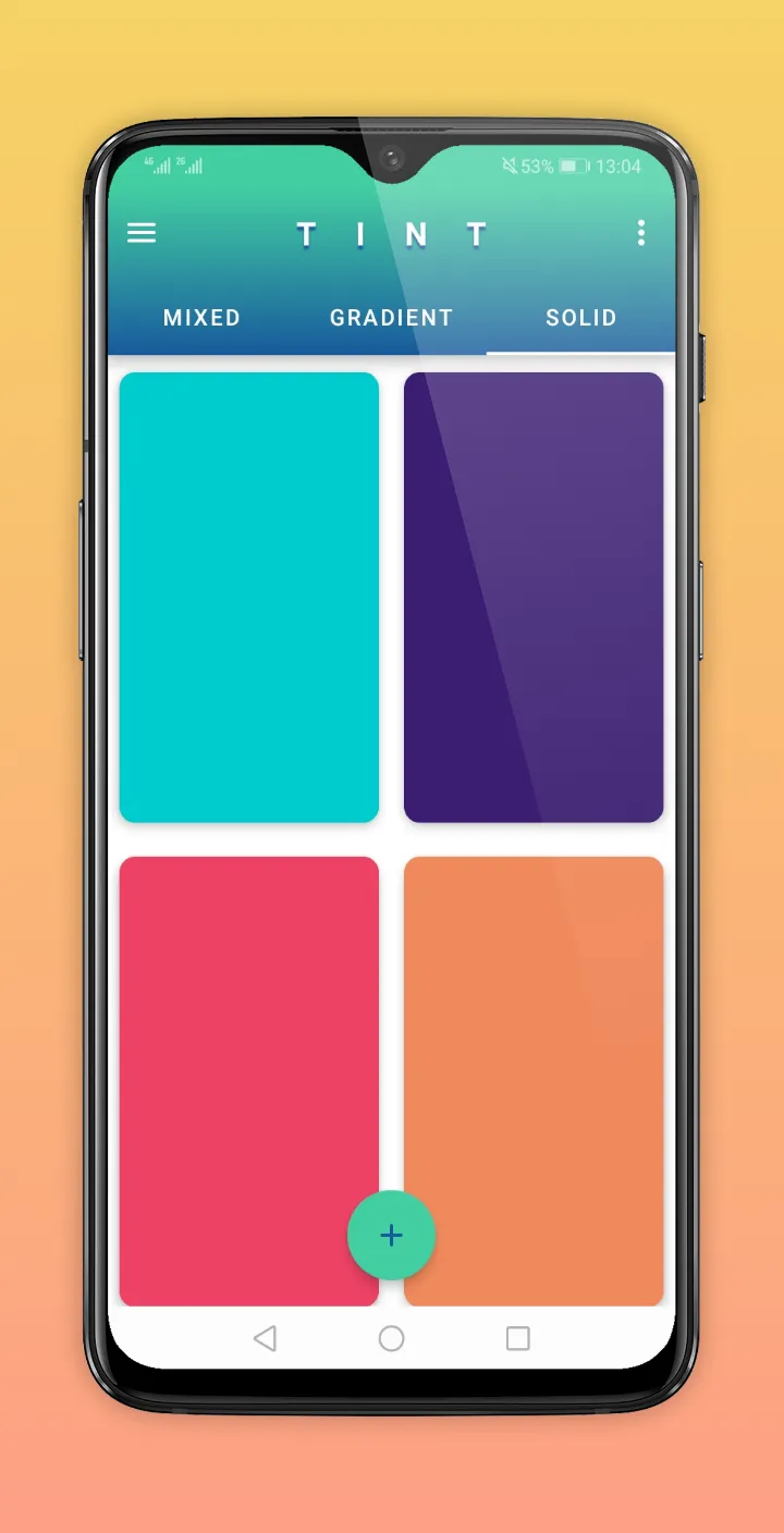 Tint : Make Gradient Wallpaper | Indus Appstore | Screenshot