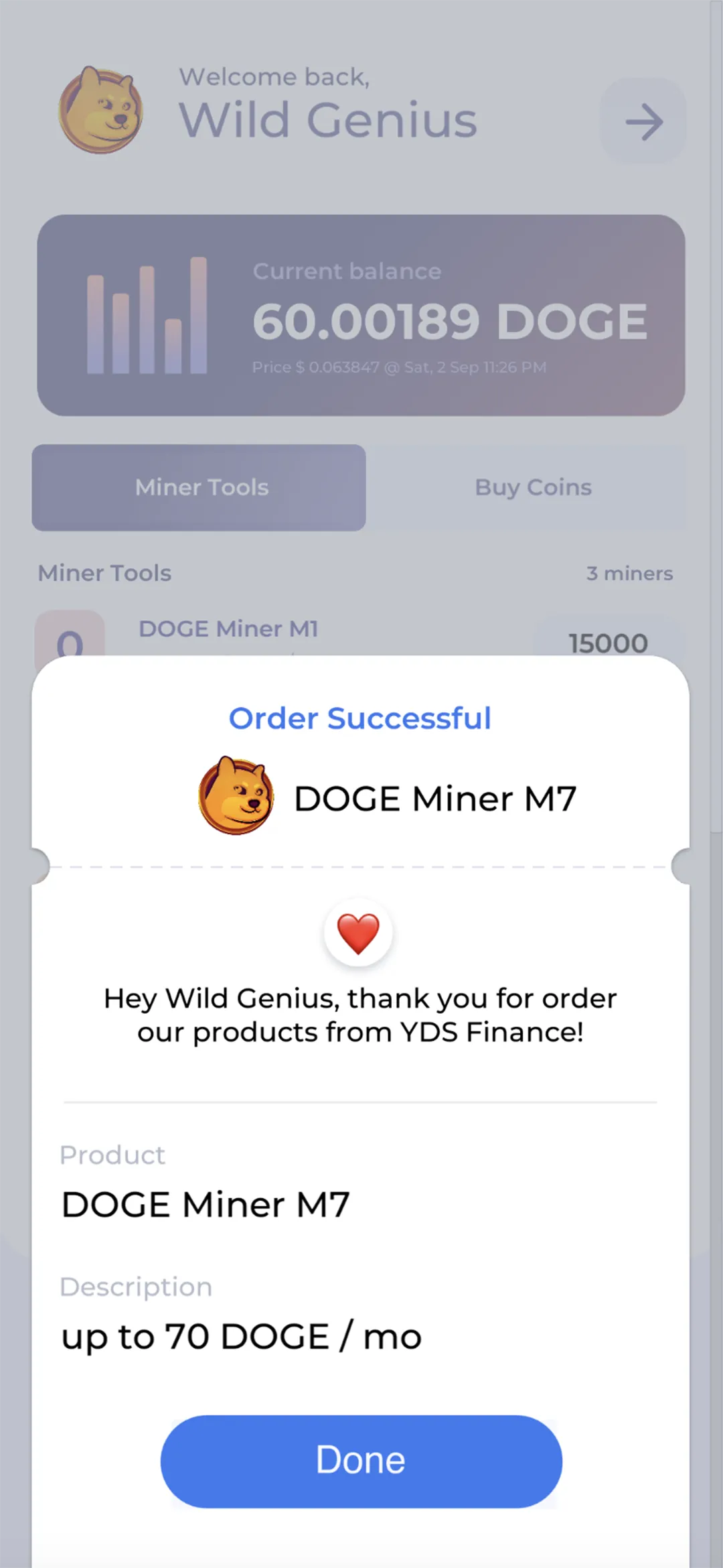 DOGE Miner by YDS | Indus Appstore | Screenshot