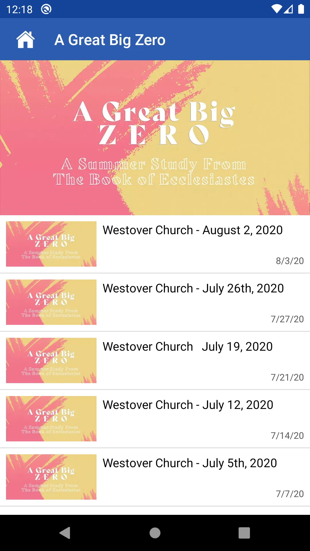 Westover Church | Indus Appstore | Screenshot