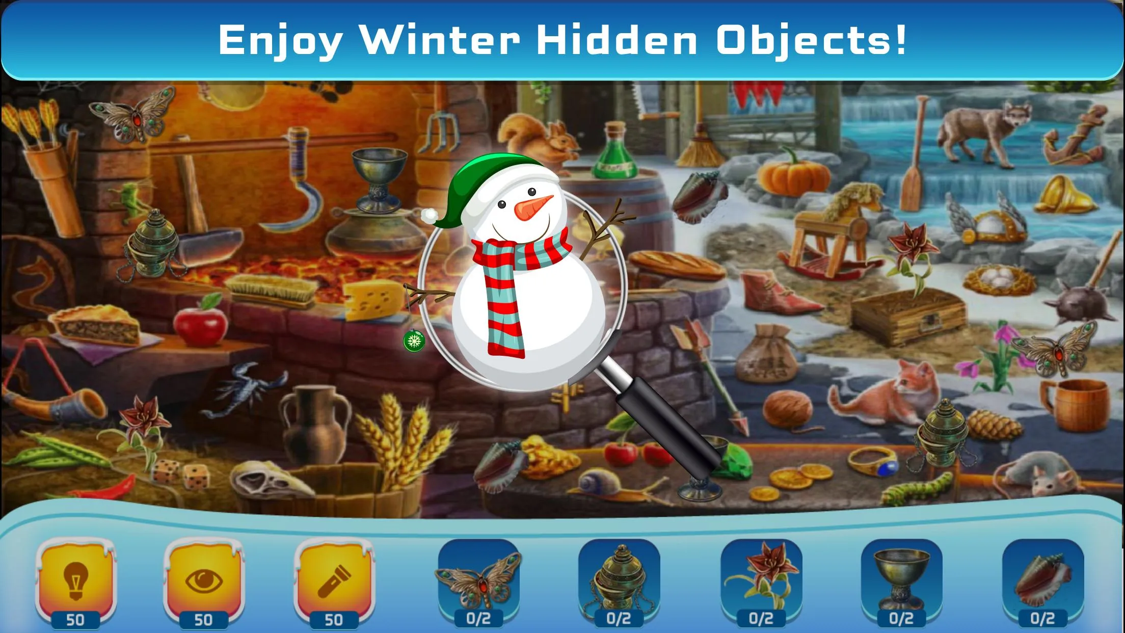 Winter Hidden Objects | Indus Appstore | Screenshot