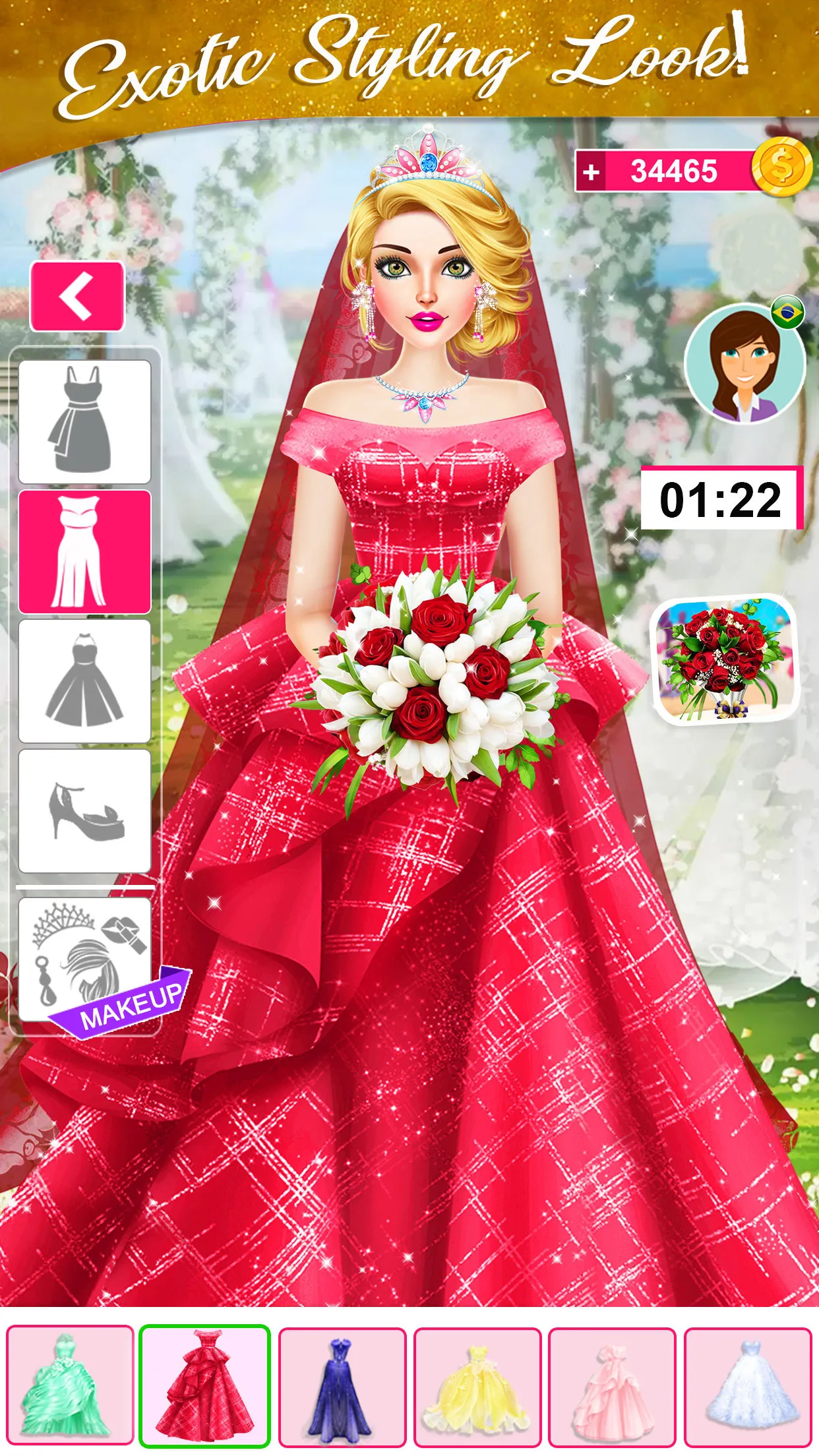 Wedding Dress up Girls Games | Indus Appstore | Screenshot