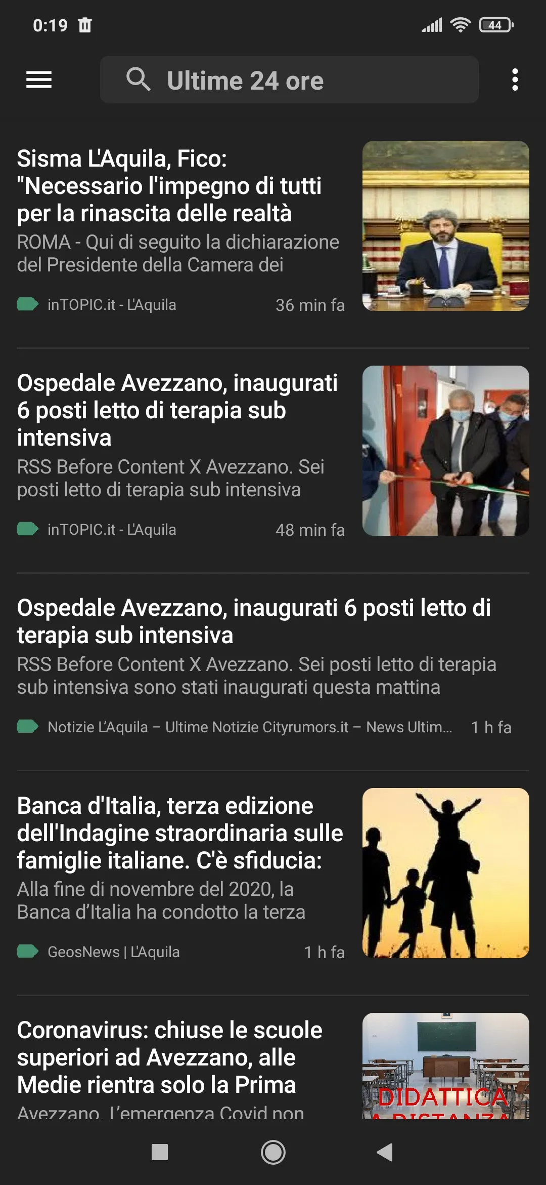 L'Aquila notizie | Indus Appstore | Screenshot