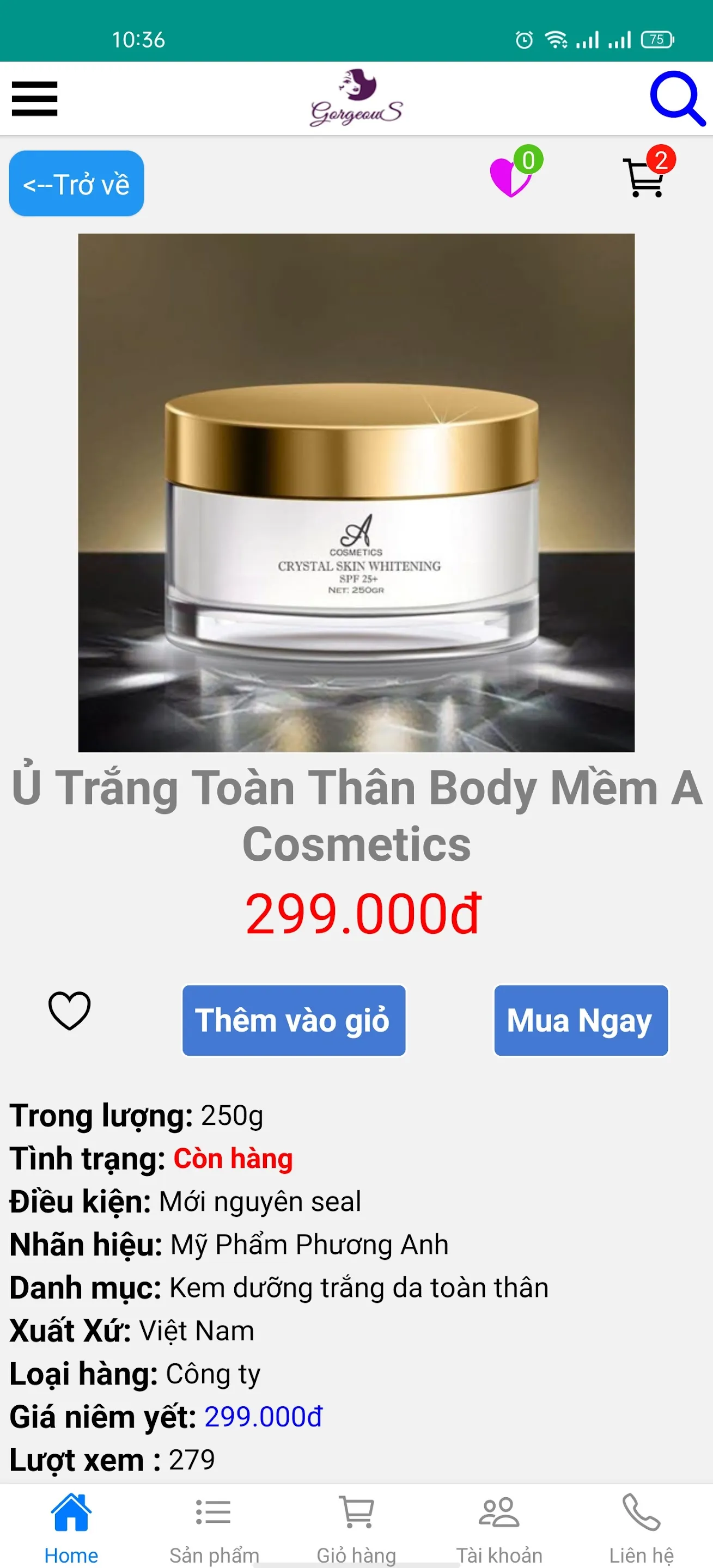 Store Mỹ Phẩm | Indus Appstore | Screenshot