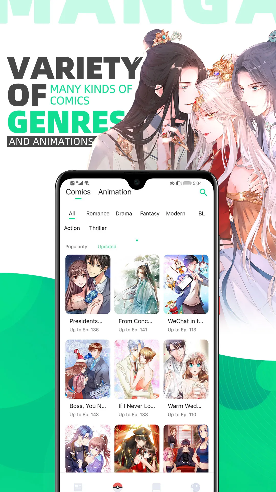 Ur Manga:Comics and Novels | Indus Appstore | Screenshot