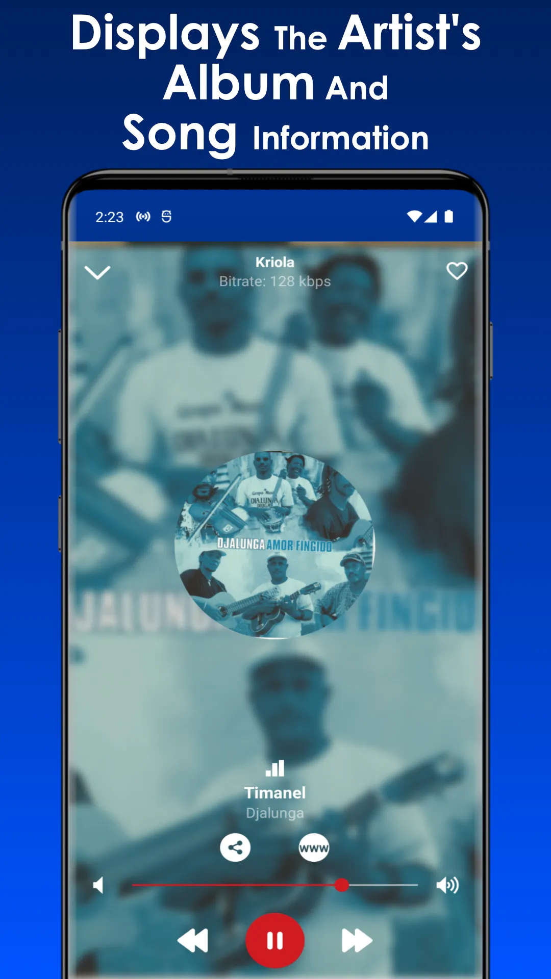 Cape Verdean Music | Indus Appstore | Screenshot