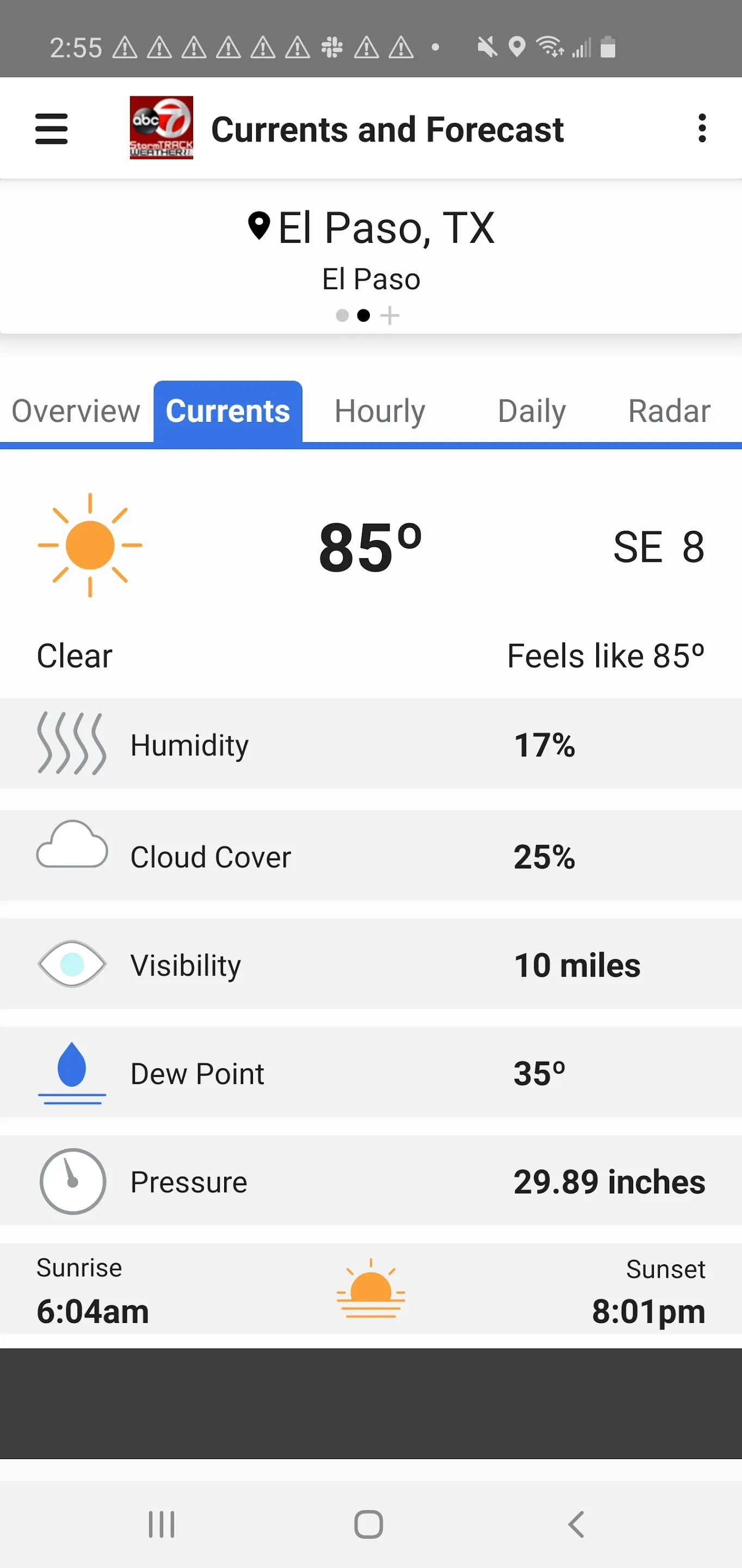 ABC-7 KVIA StormTRACK Weather | Indus Appstore | Screenshot