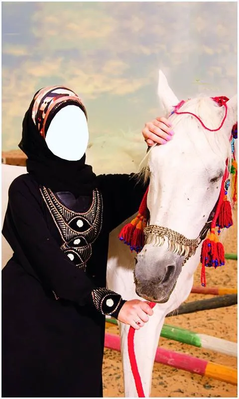 Hijab Women With Horse Photos | Indus Appstore | Screenshot