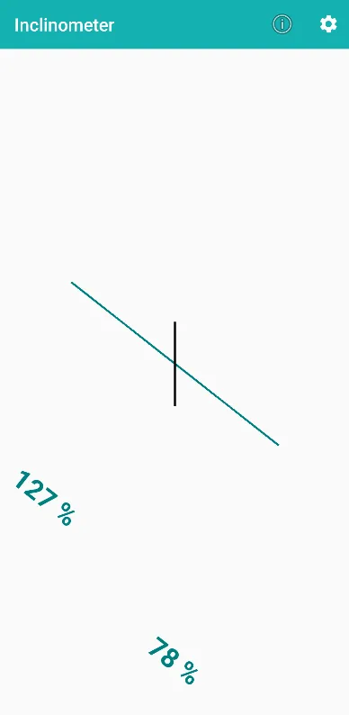 Simple Inclinometer | Indus Appstore | Screenshot