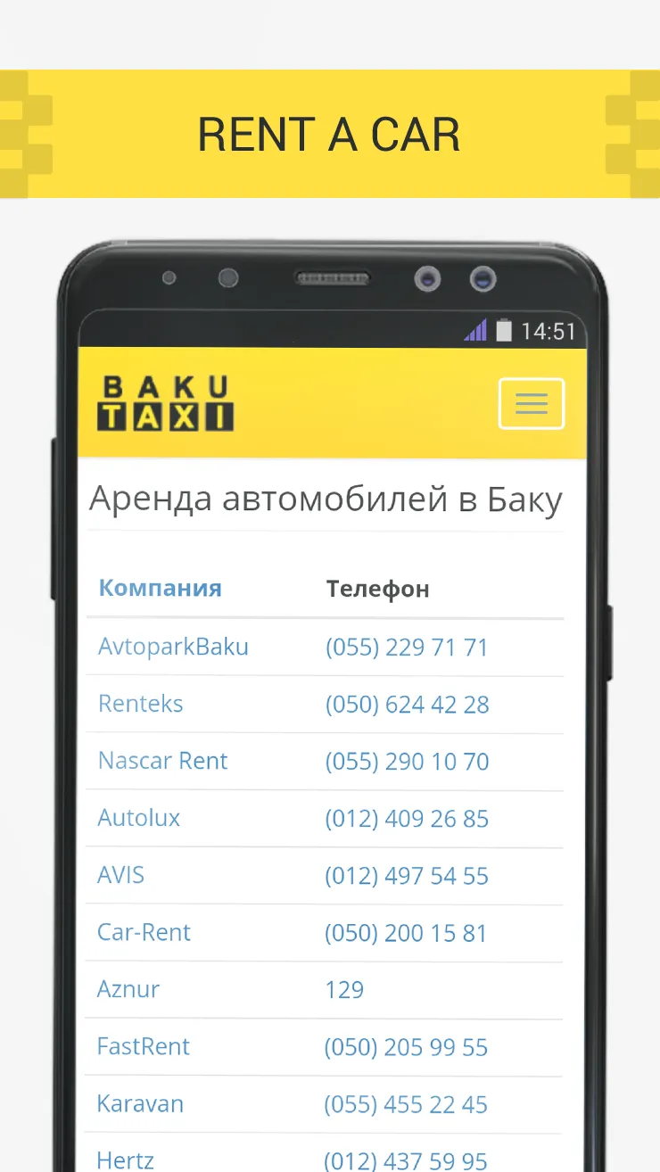 BakuTaxi.info | Indus Appstore | Screenshot