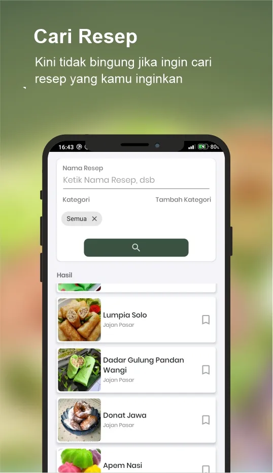 resep jajanan pasar lengkap | Indus Appstore | Screenshot