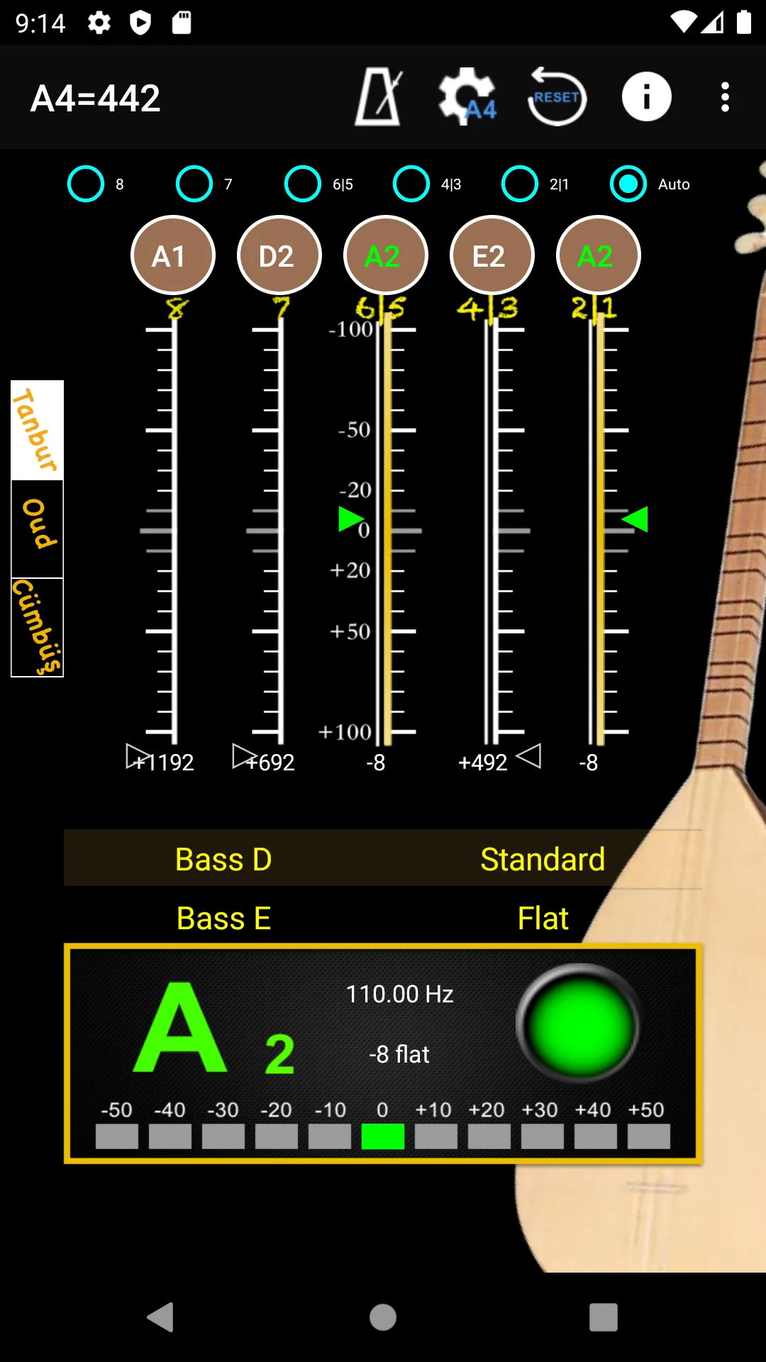 Oud Tuner - Tuner for Ud | Indus Appstore | Screenshot