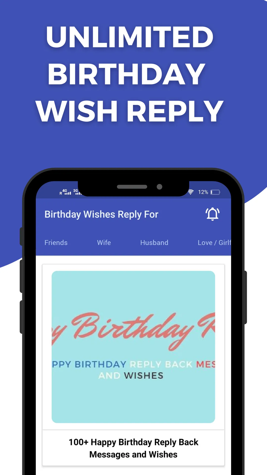 Birthday Wishes Reply Messages | Indus Appstore | Screenshot