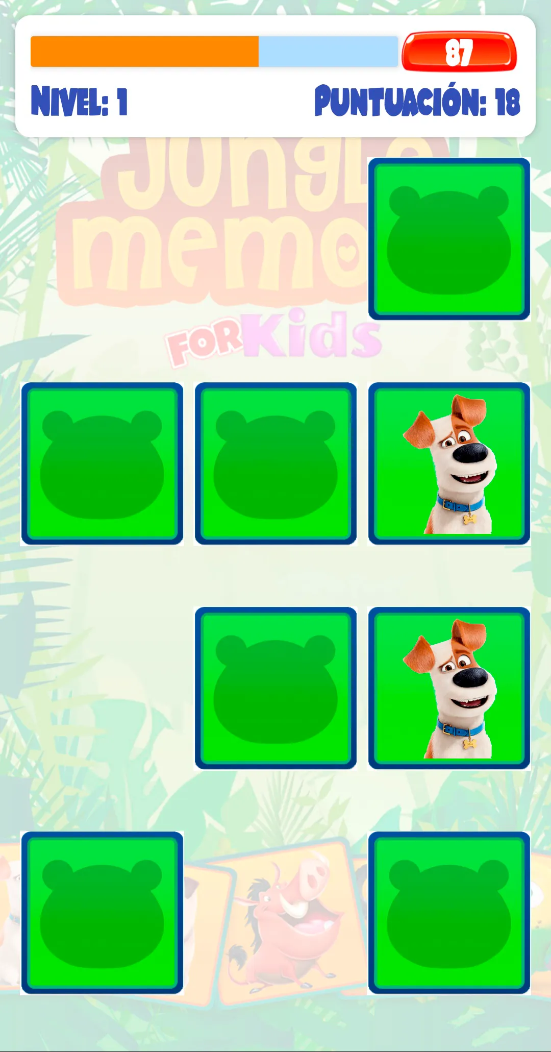 Memorygame for kids: Animals | Indus Appstore | Screenshot