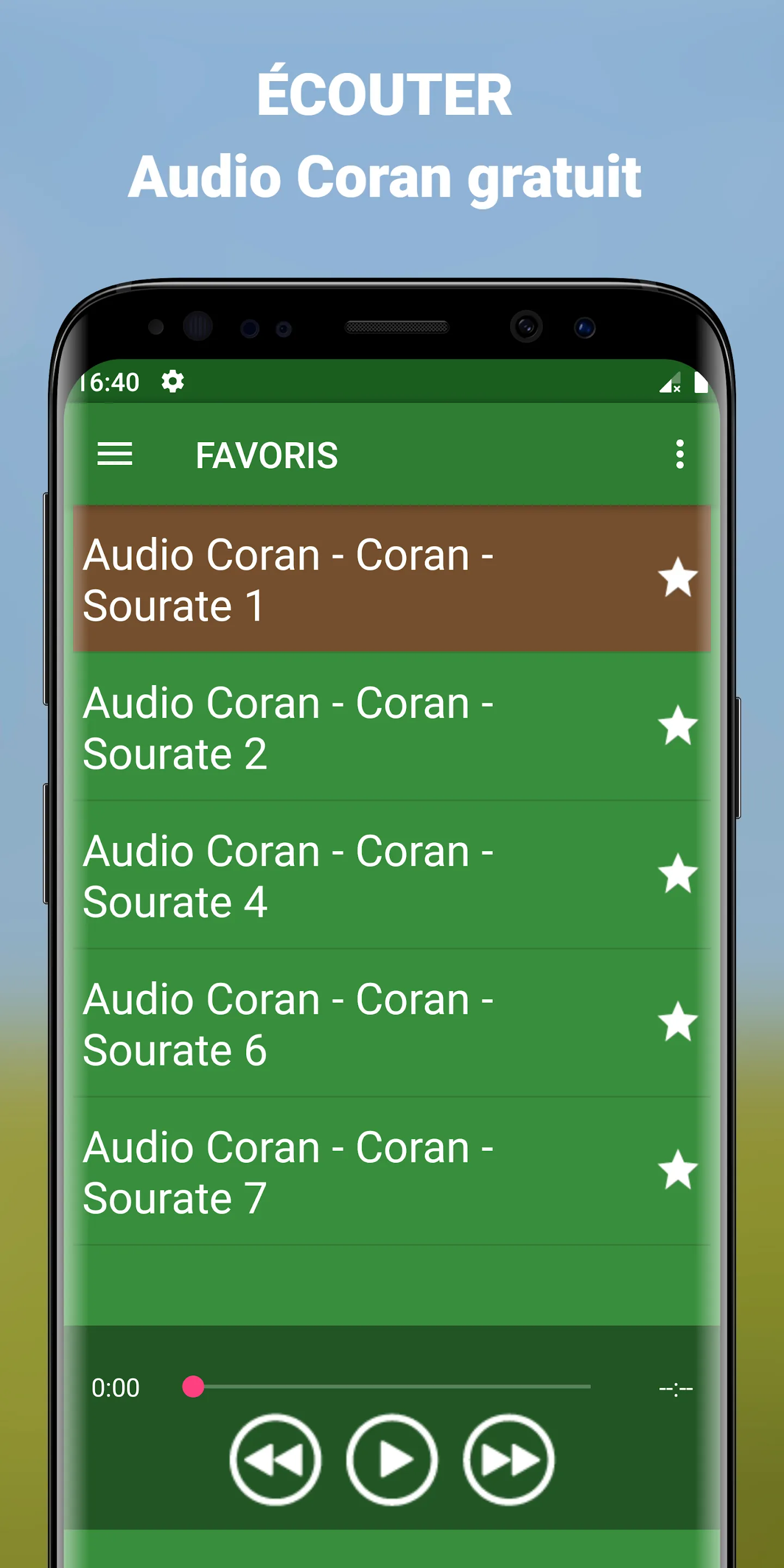 Audio Coran en français mp3 | Indus Appstore | Screenshot