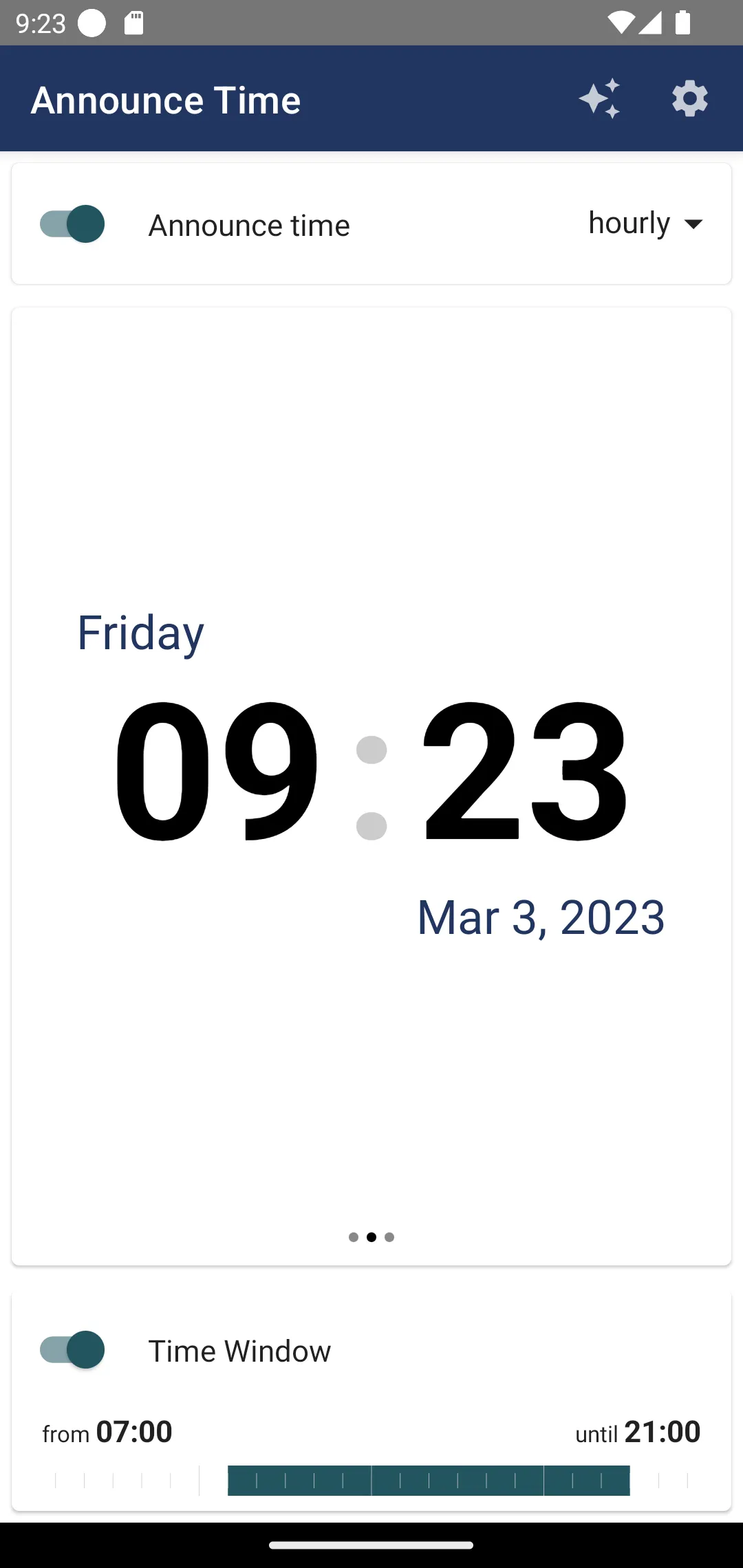 Announce Time | Indus Appstore | Screenshot