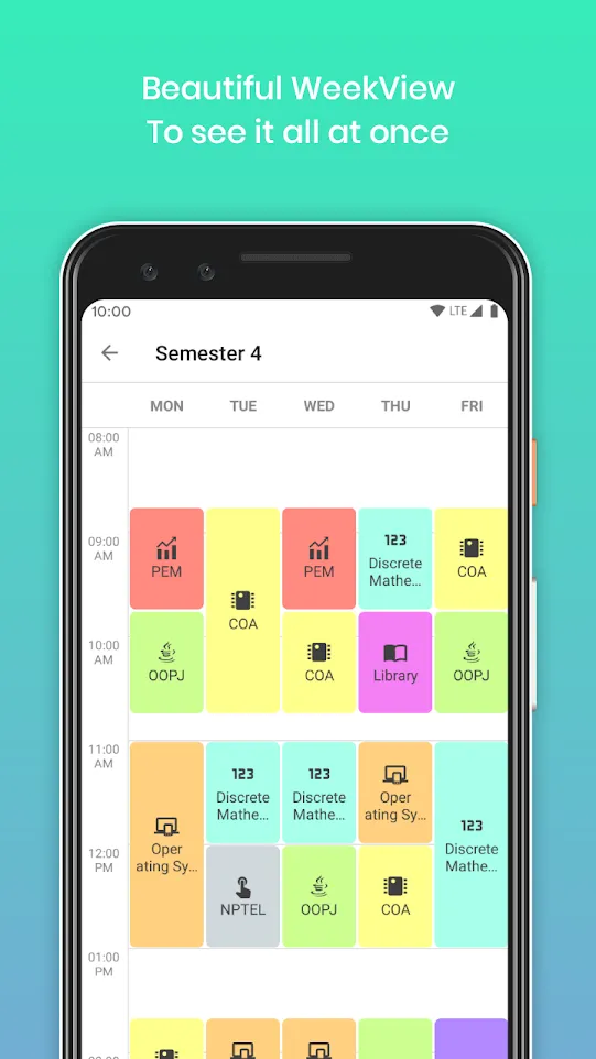 My Classes - Timetable & Study | Indus Appstore | Screenshot