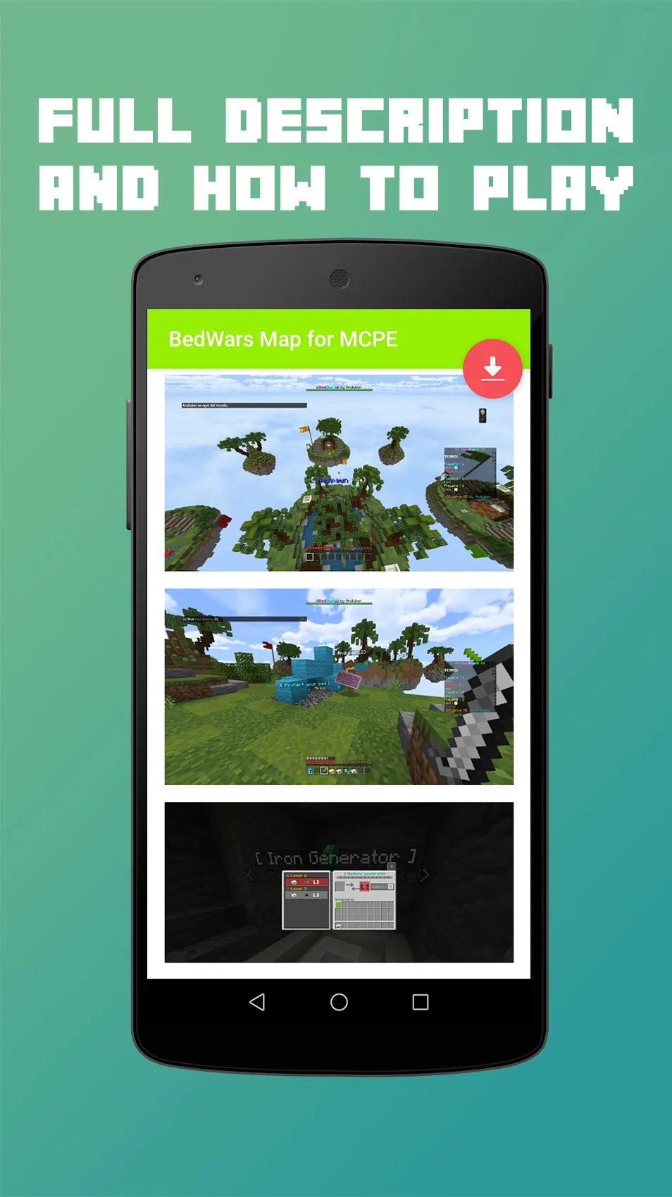 BedWars 2 Map for MCPE | Indus Appstore | Screenshot