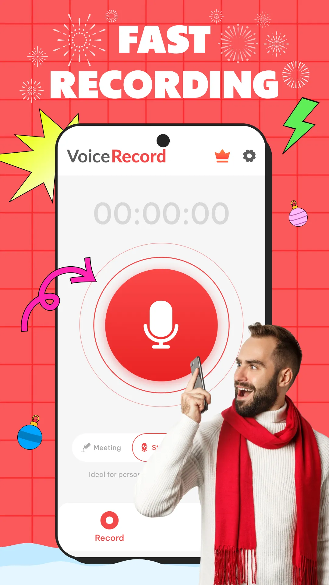 Voice Recorder - Voice memos | Indus Appstore | Screenshot