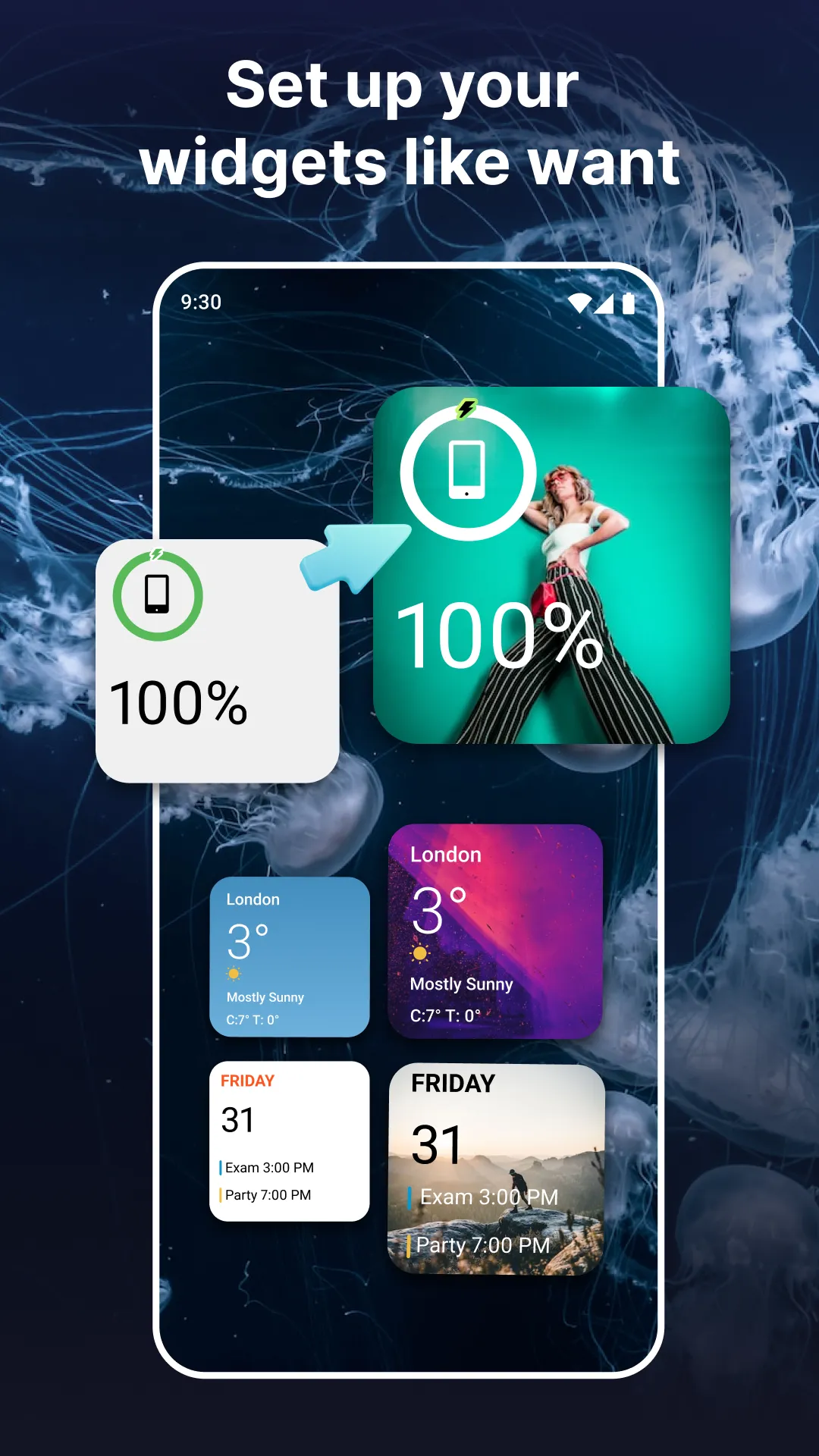 Widgets OS 17 - Color Widgets | Indus Appstore | Screenshot