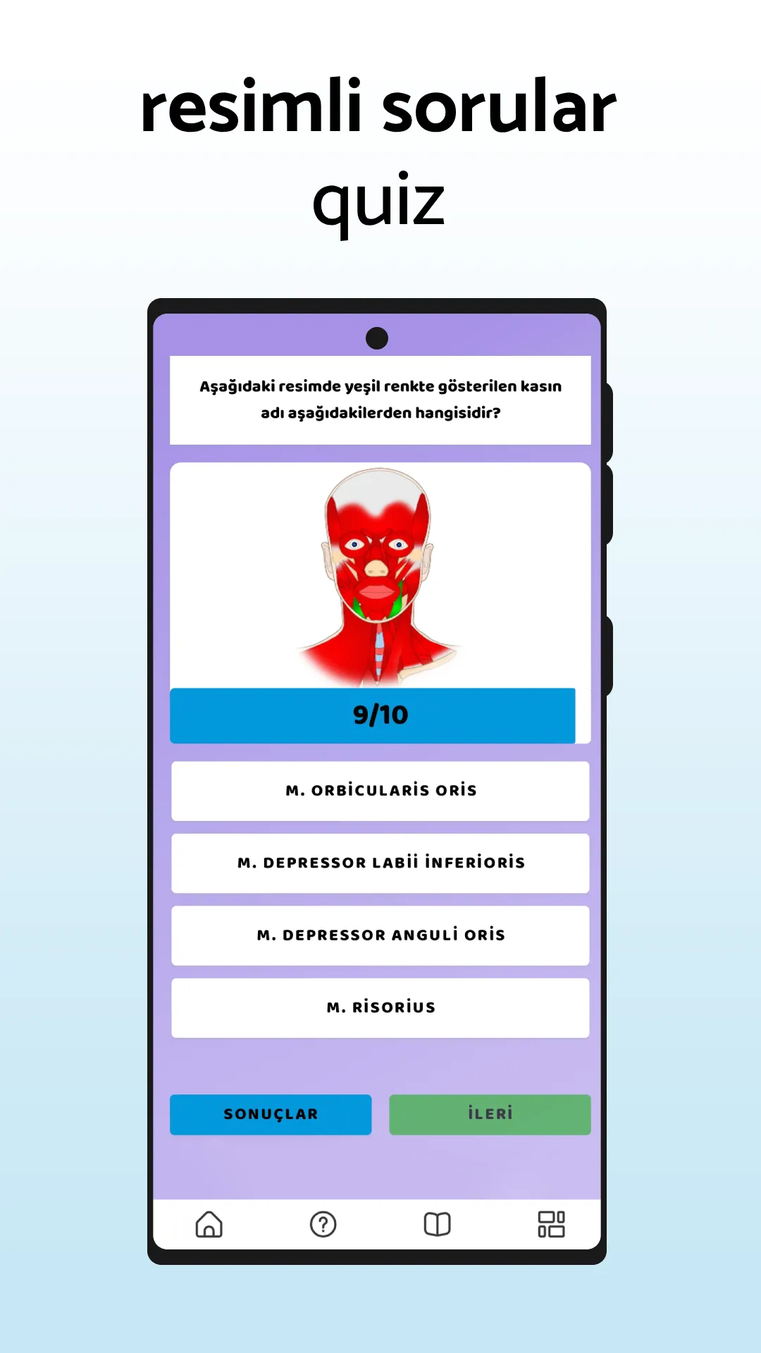 Anatomi notları ve quiz | Indus Appstore | Screenshot