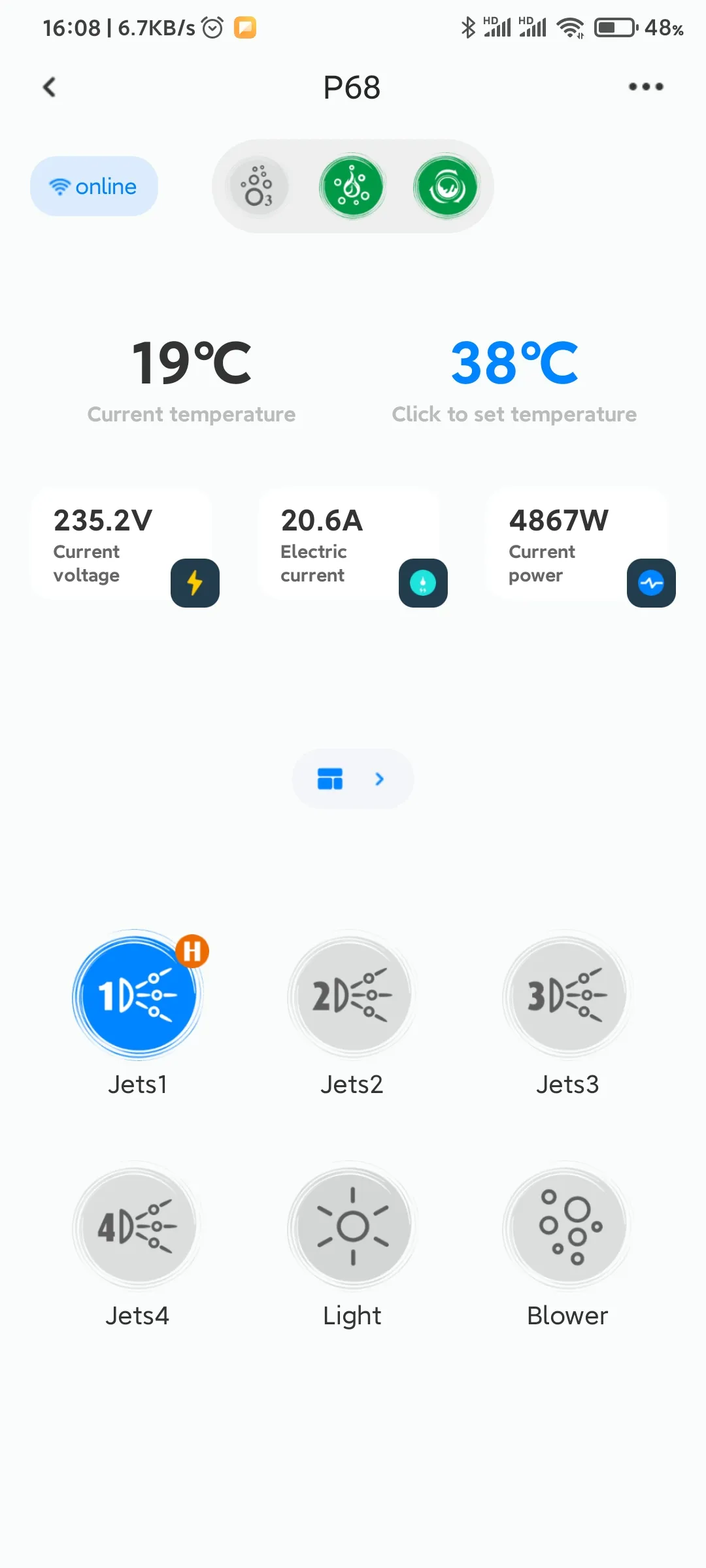 JOYONWAY-Spa Control | Indus Appstore | Screenshot