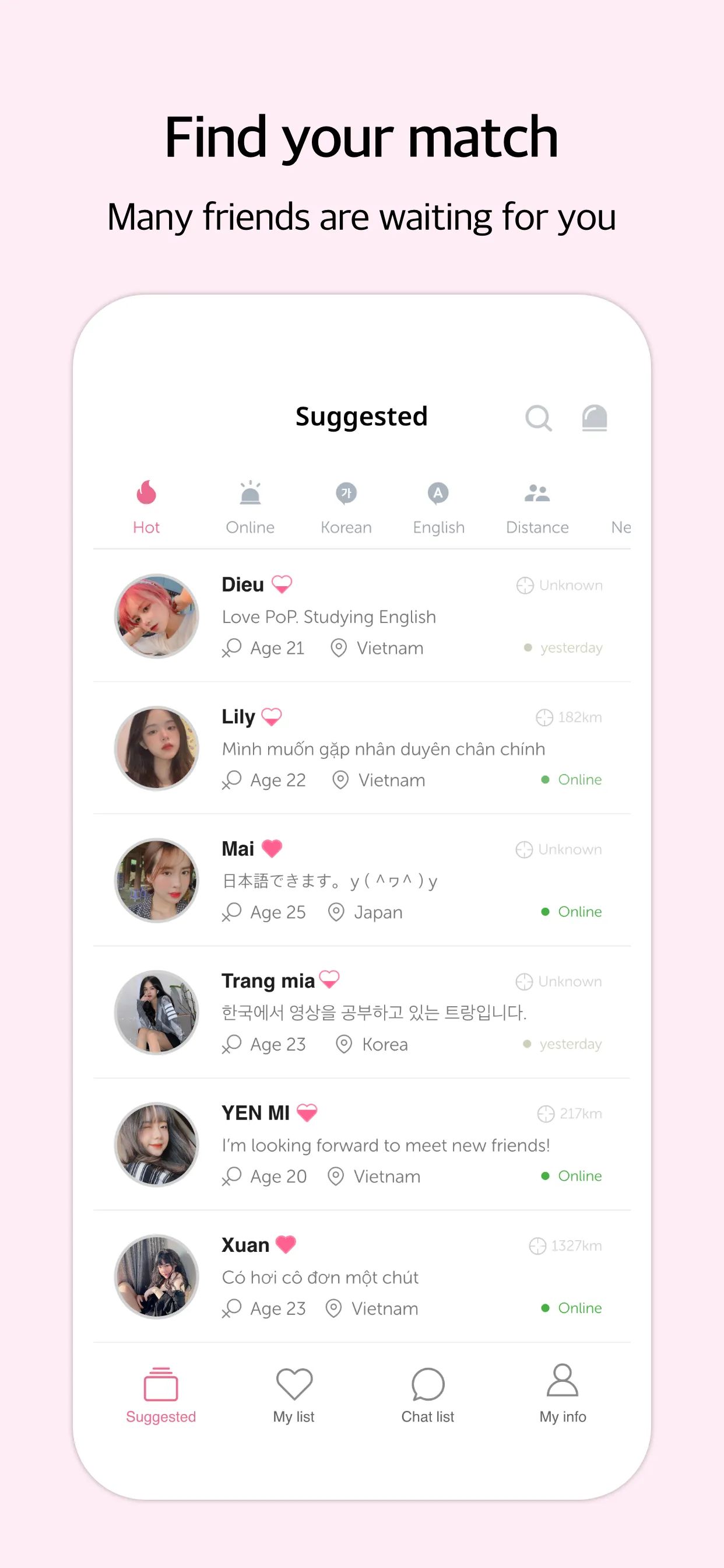 Ahing - Meeting Vietnamese | Indus Appstore | Screenshot