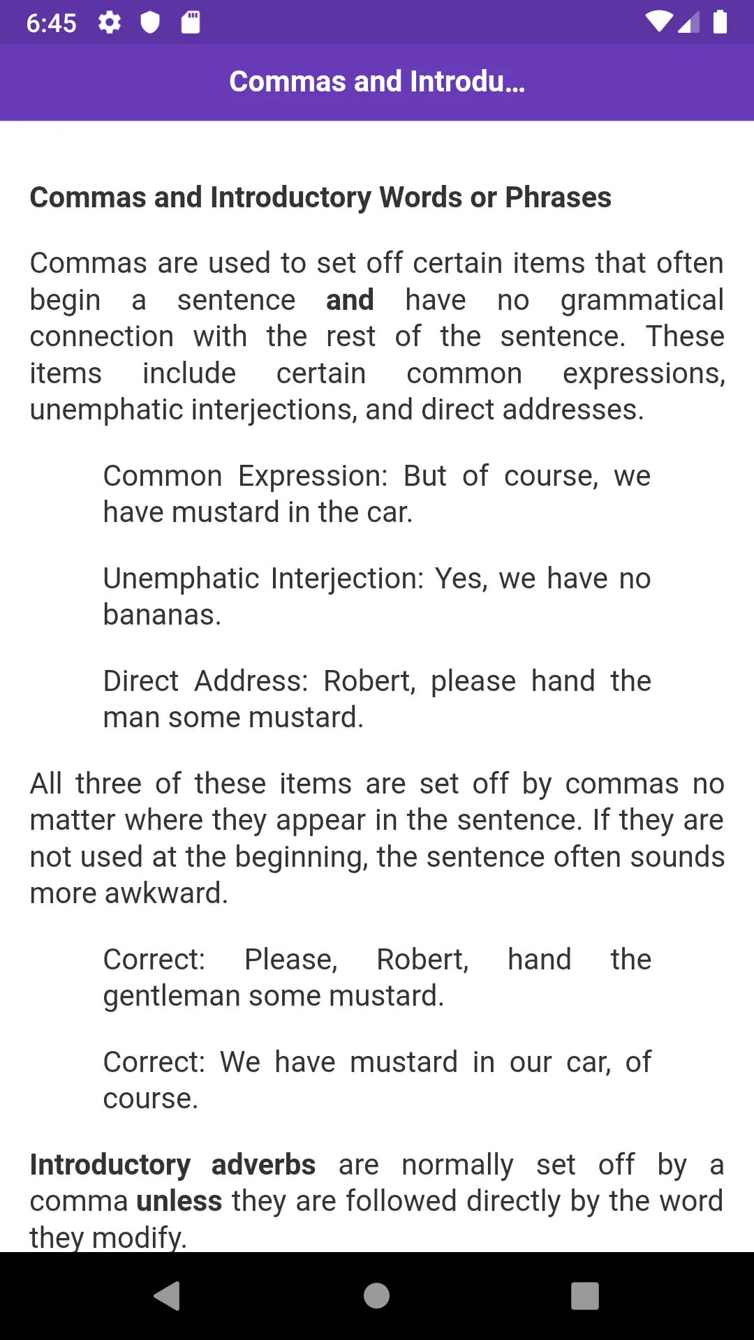 Punctuation Rules | Indus Appstore | Screenshot