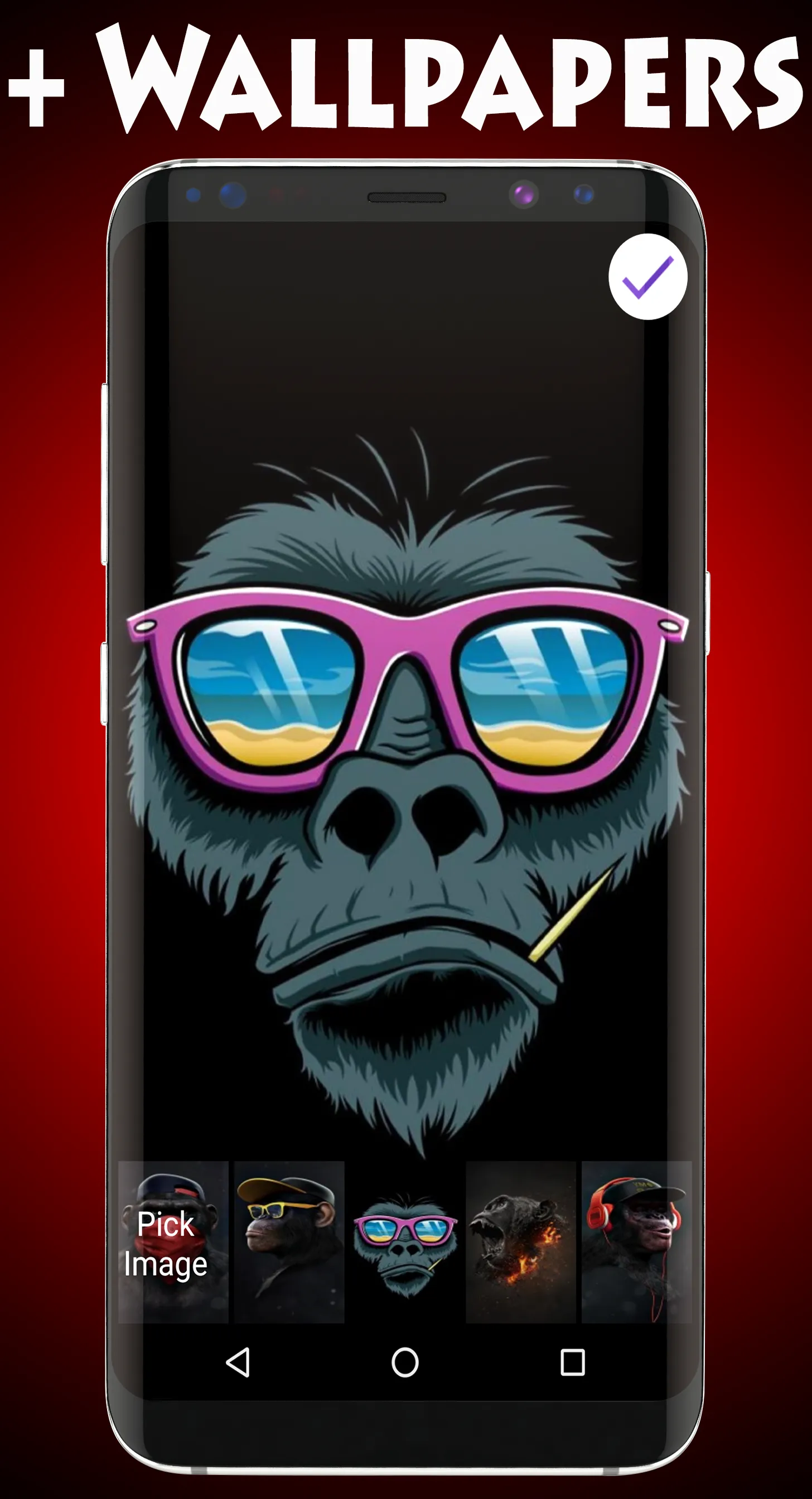 Monkey Lock Screen & Wallpaper | Indus Appstore | Screenshot